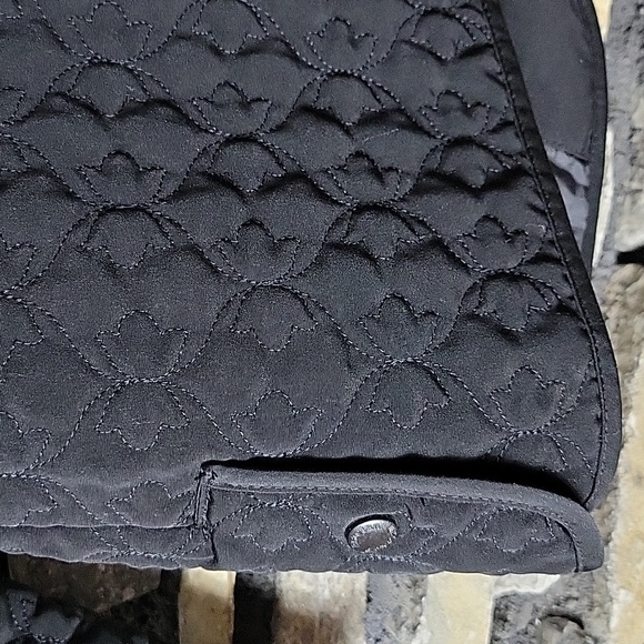 Women's  Black Quilted Jacket Size Small - Picture 11 of 11